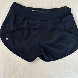 Lululemon black speed up short